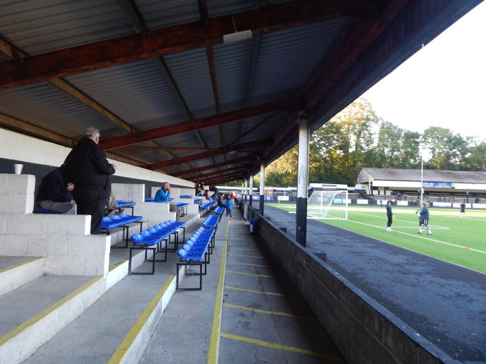 The newly converted all-seater stand
