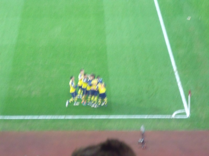 And some blurry yellow people celebrate